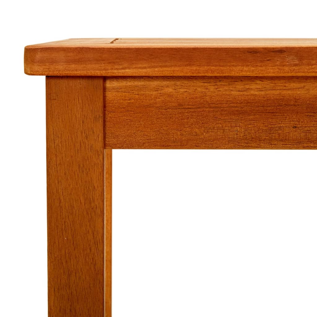 Stolić za vrt od punog bagremovog drveta - 70 x 40 x 36 cm, 1 - number 6.