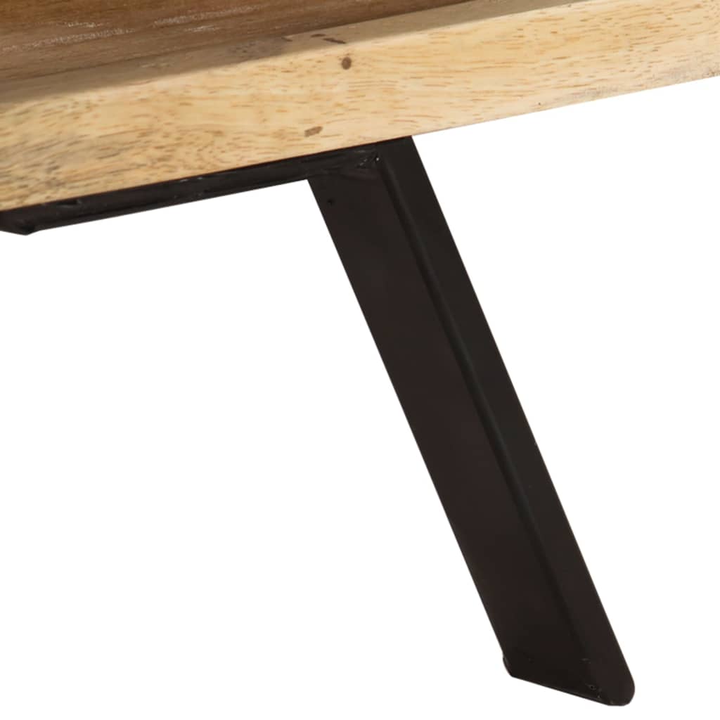Tv-skab 110x30x40 cm massivt mangotræ - number 7.