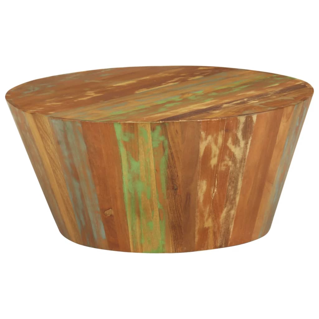 Stolić za kavu ø65x31 cm puno reciklirano drvo - number 9.