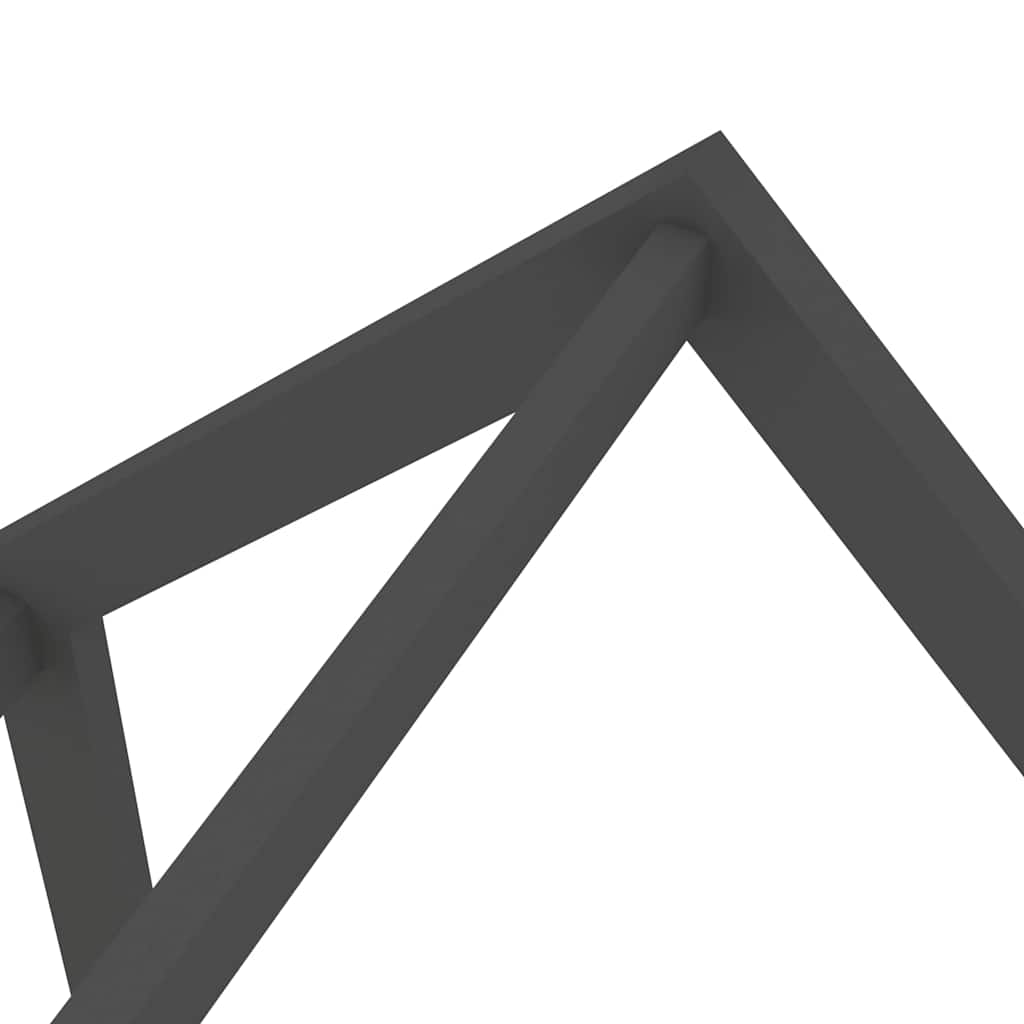 Sengeramme for barn + skuffer 90x200 cm massiv furu mørkegrå - number 6.