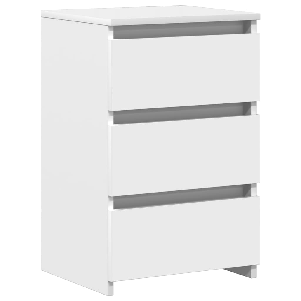 Noćni ormarić kom. 40x35x62,5 cm obrađeno drvo - bijelo, 2 - number 3.