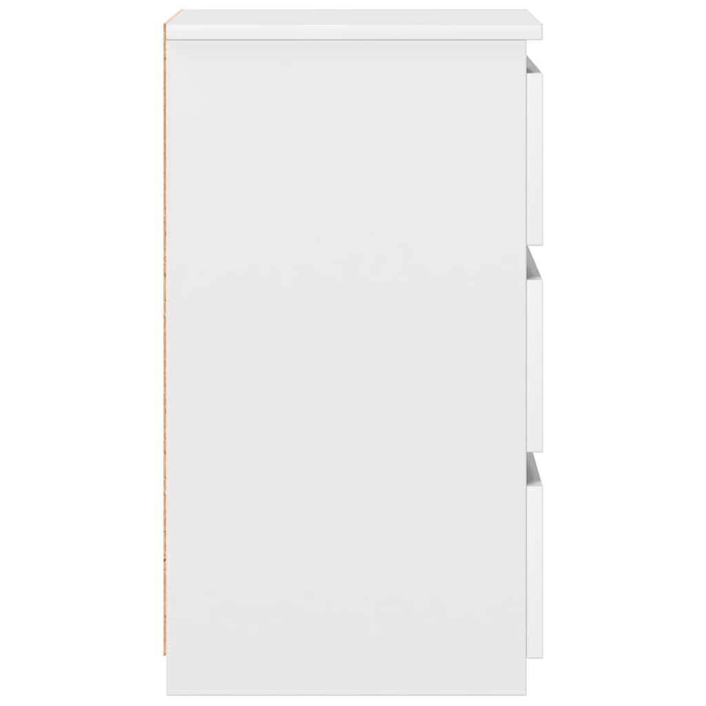 Noćni ormarić kom. 40x35x62,5 cm obrađeno drvo - bijelo, 2 - number 5.