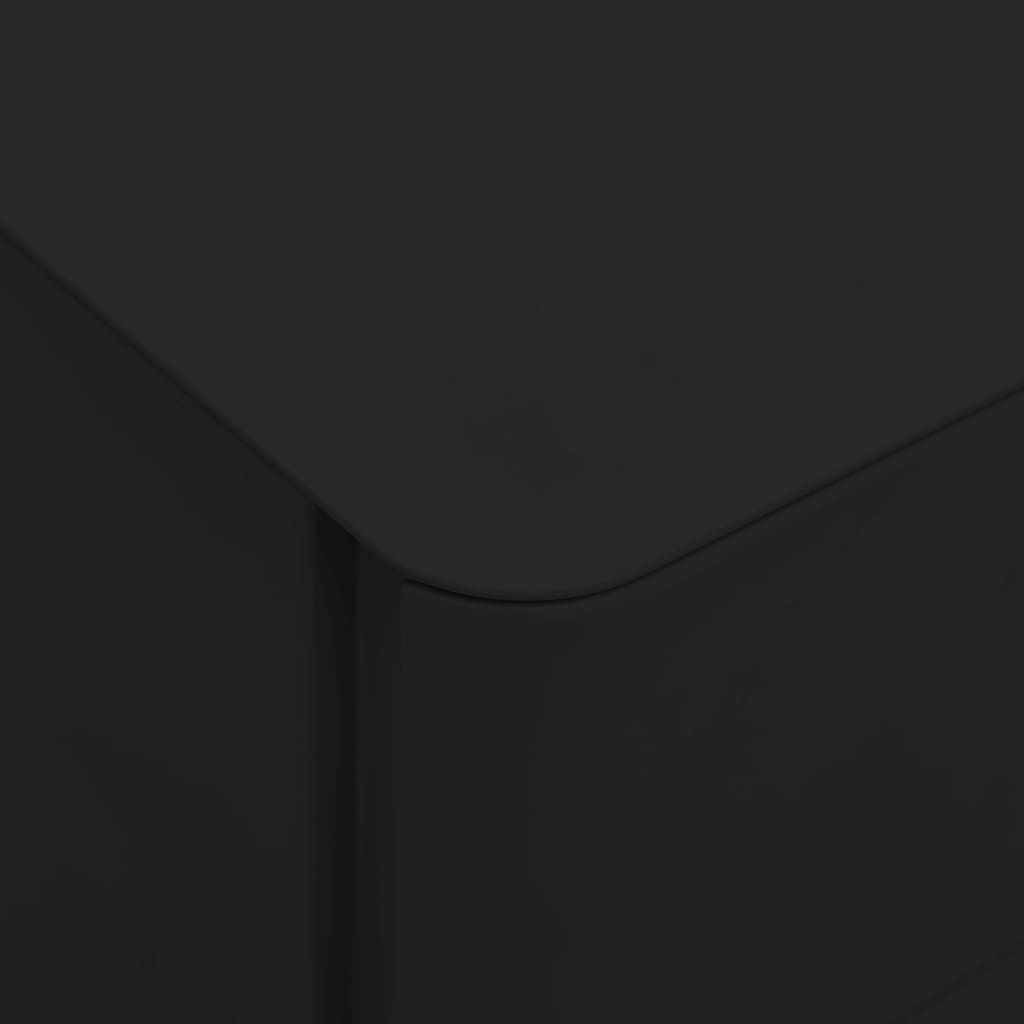 Mobilt arkivskab 30x45x59 cm stål - sort, 1 - number 10.