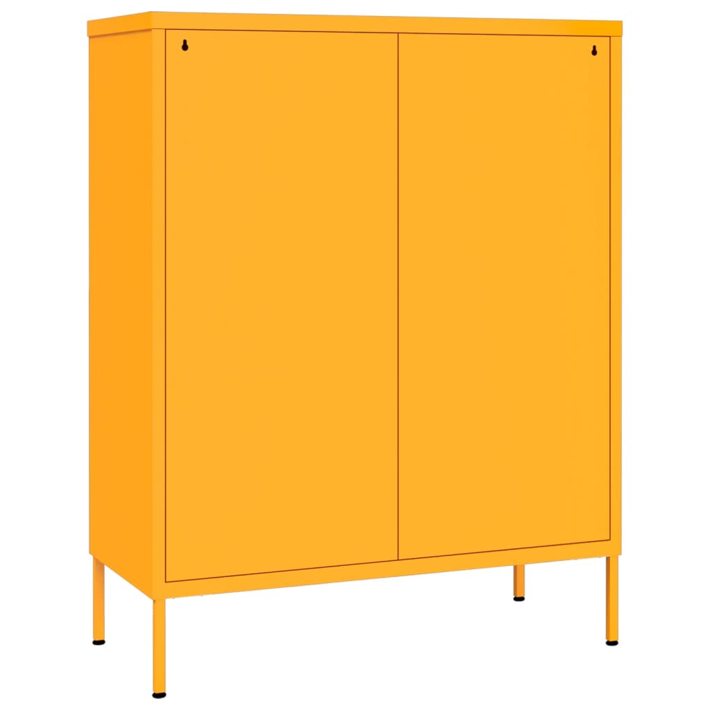 Commode 80x35x101.5 cm steel - mustard yellow, 1 - number 5.
