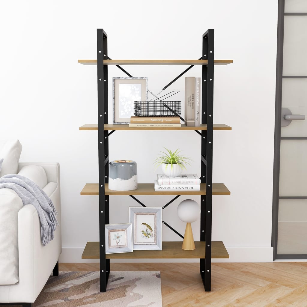 Regał 80x30x140 cm 4 półki sosna lita - sosna naturalna, 1, 140 cm, drewno - number 3.