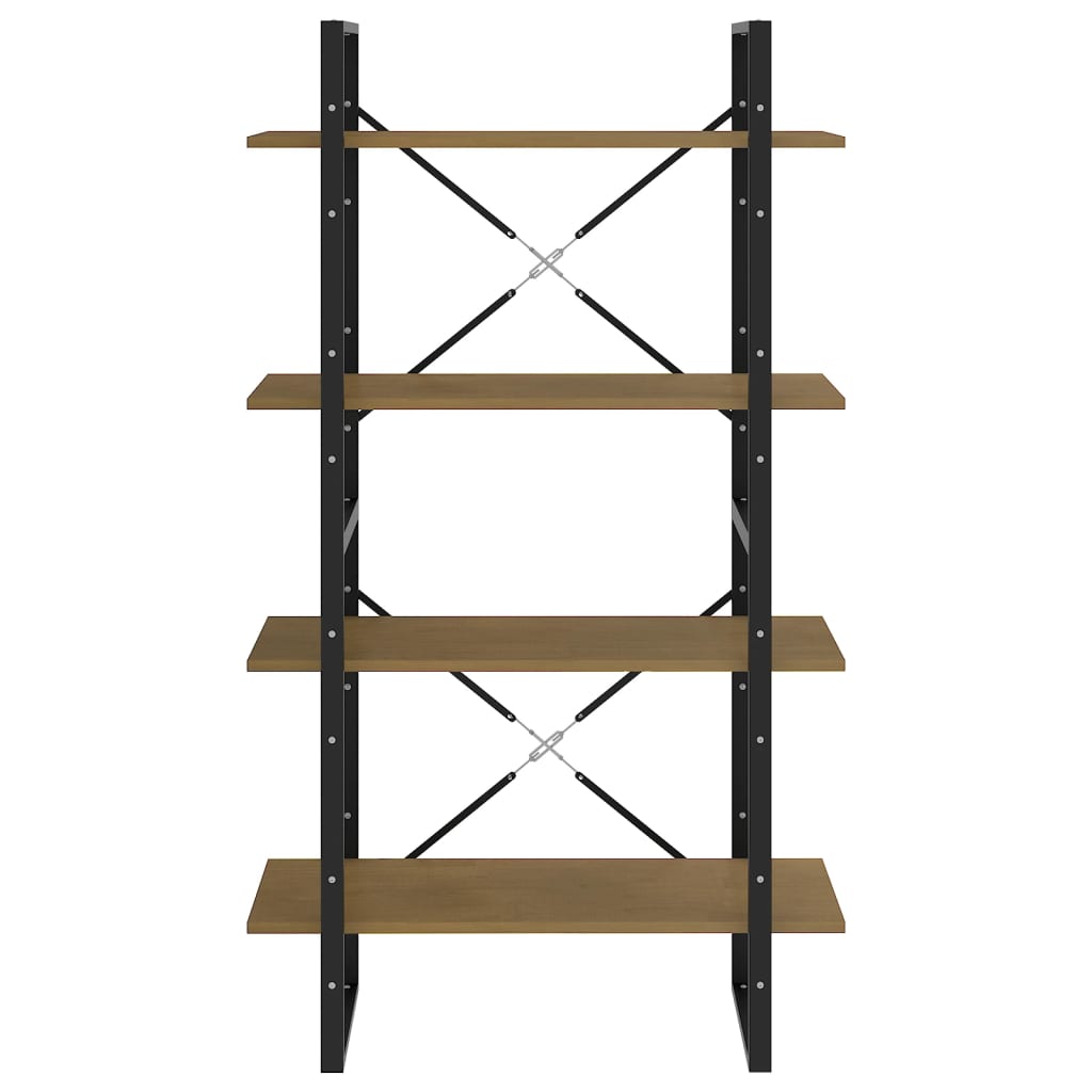 Regał 80x30x140 cm 4 półki sosna lita - sosna naturalna, 1, 140 cm, drewno - number 5.