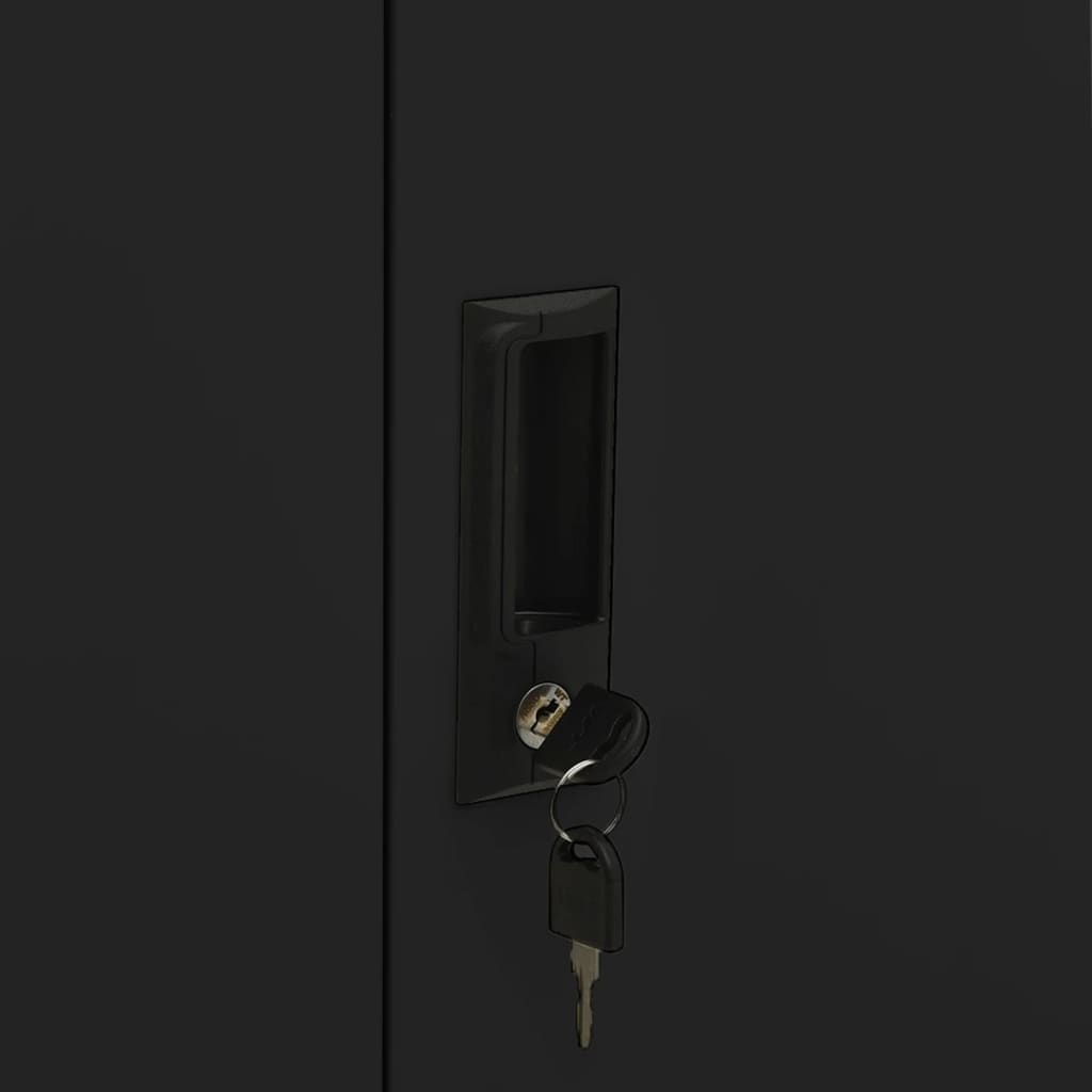 Kancelářská skříň 90x40x102 cm ocel - number 7.