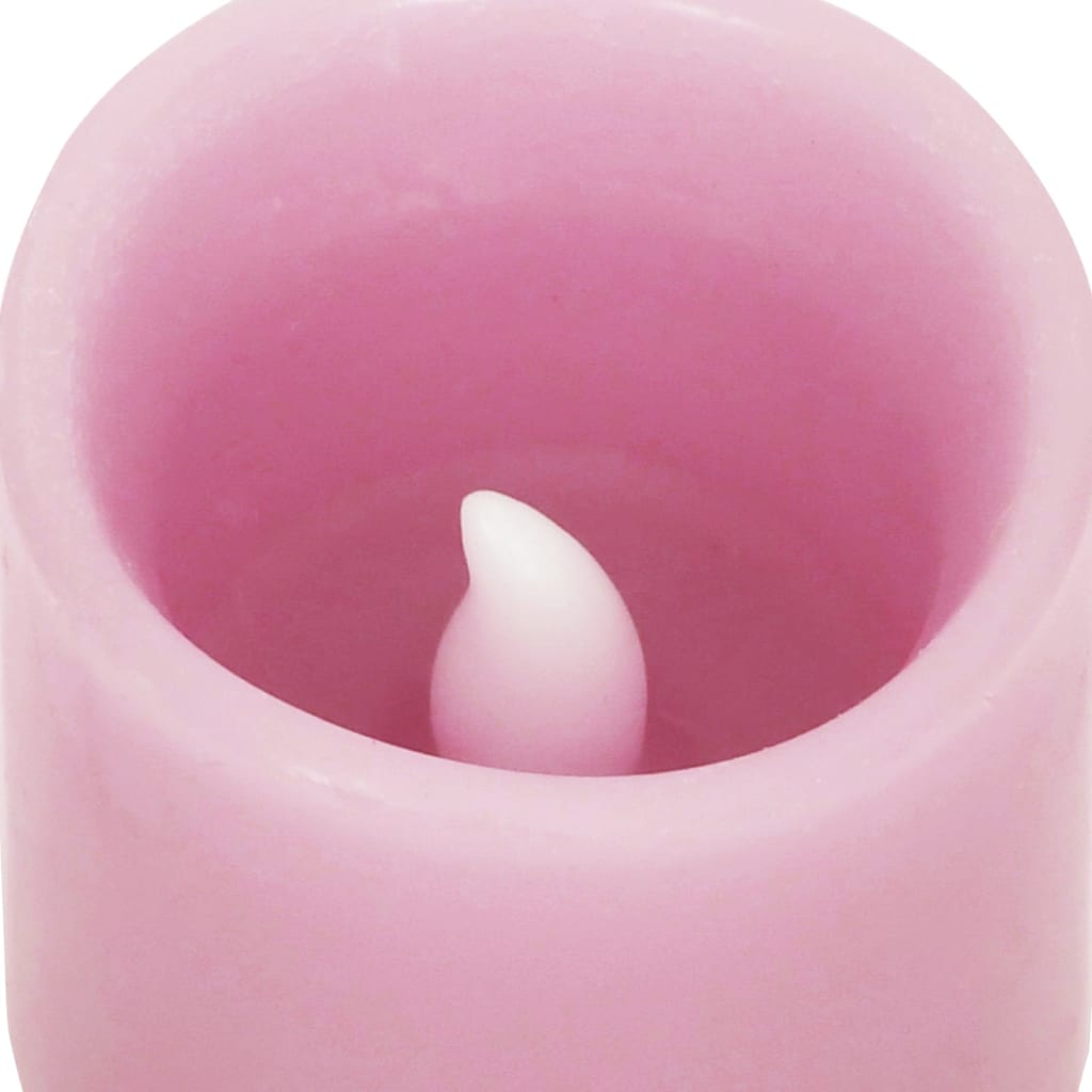 Bougies électriques à led pcs. blanc chaud - rose, 24 - number 6.