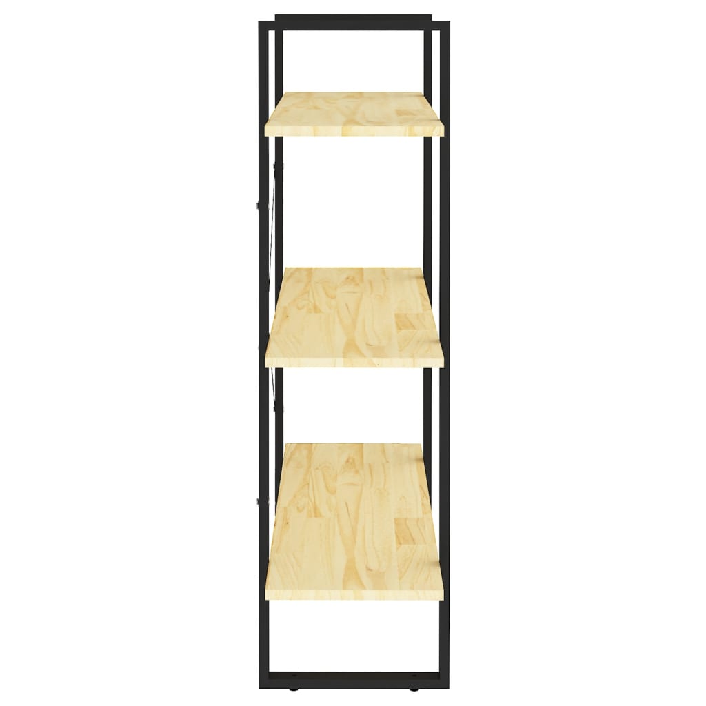 Bokhylle 3 hyller - naturlig farge, 80 x 30 x 105 cm, 1, tre - number 6.