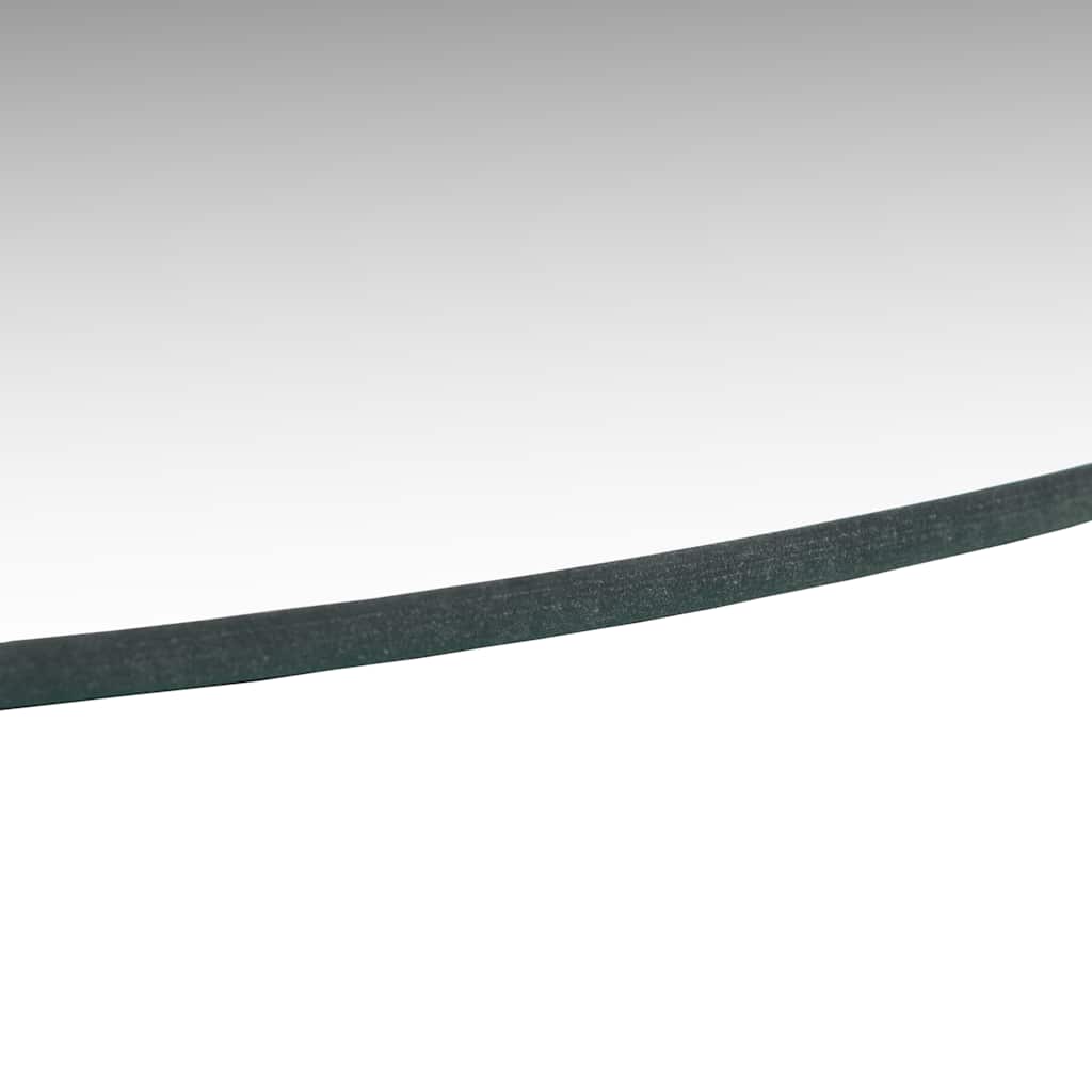 Vægspejl med led-lys rundt glas - number 6.