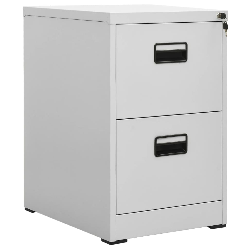 Arkivskab 46x62x72,5 cm stål - lysegrå, 46 x 62 x 72.5 cm, 1 - number 1.