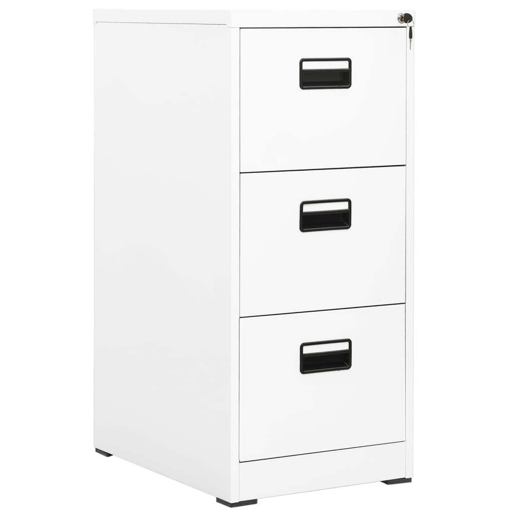 Arkivskab 46x62x102,5 cm stål - hvid, 46 x 62 x 102.5 cm, 1 - number 1.