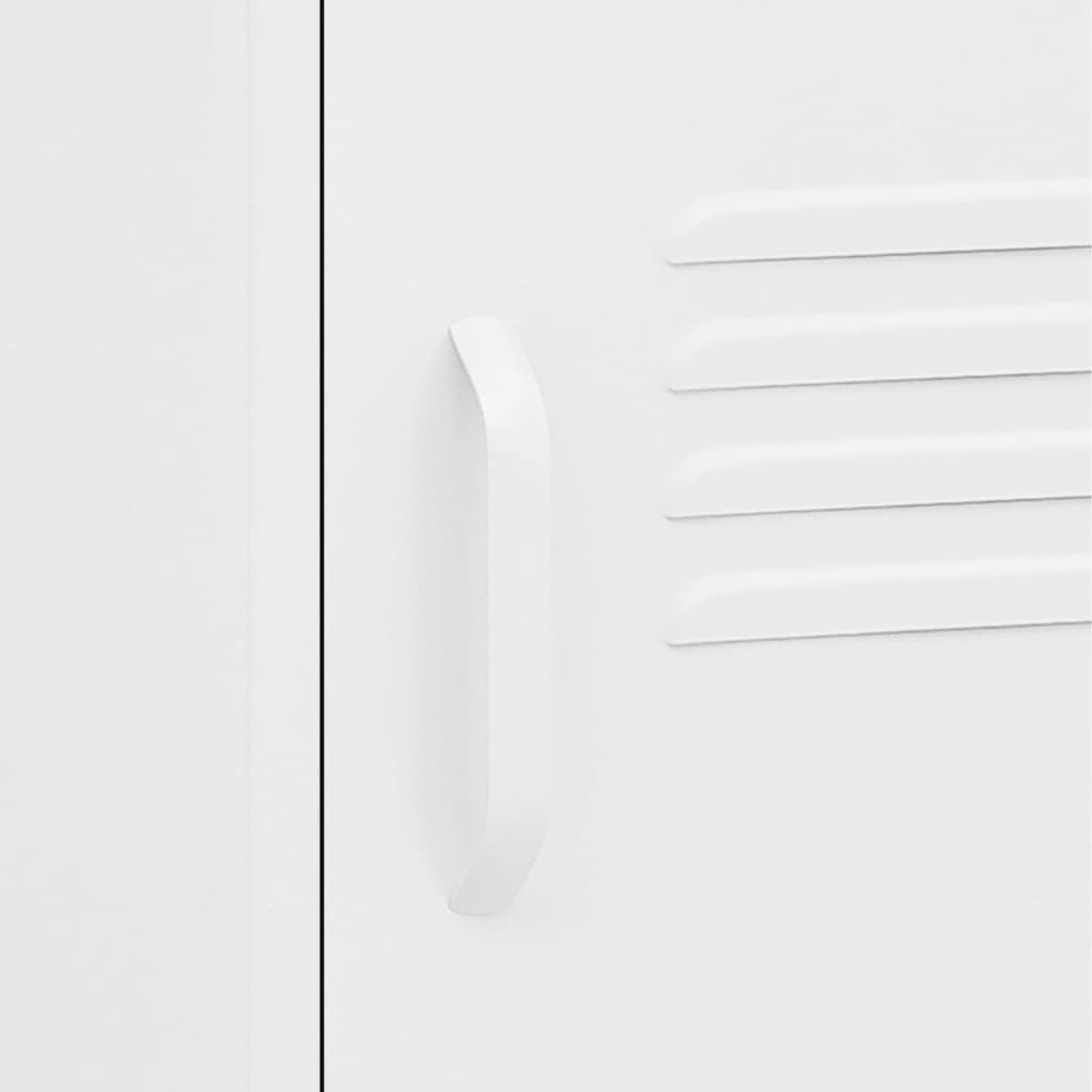 Natbord 35x35x51 cm stål - hvid, 1 - number 7.