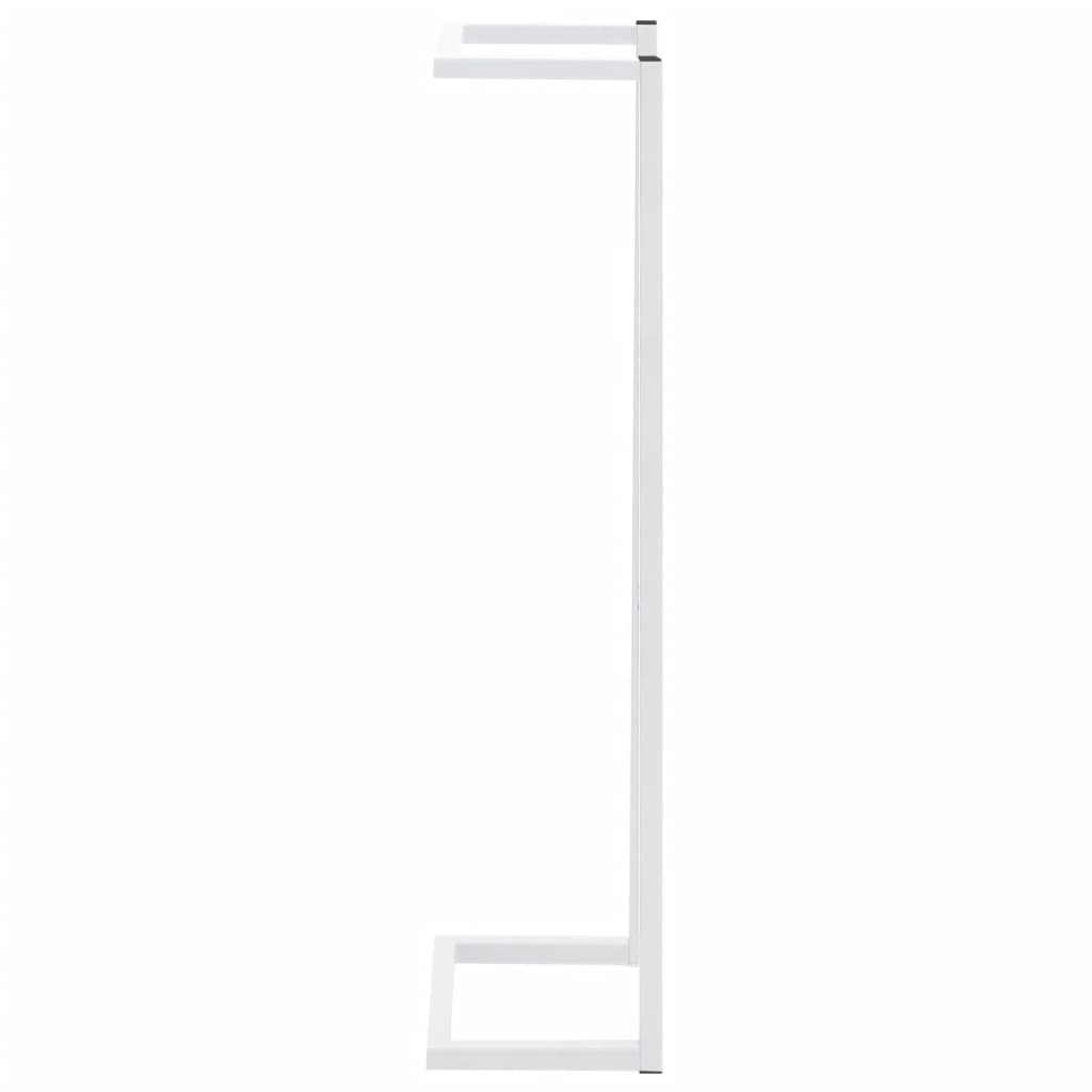 Towel holder steel - white, 25 x 20 x 95 cm - number 4.