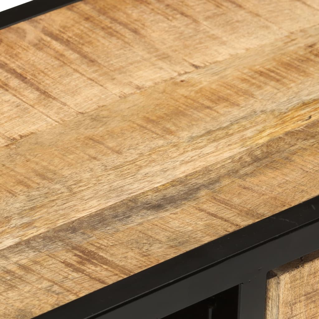 Tv-skab 90x30x48 cm ru mangotræ - brun, 1, ooo 1 - number 8.