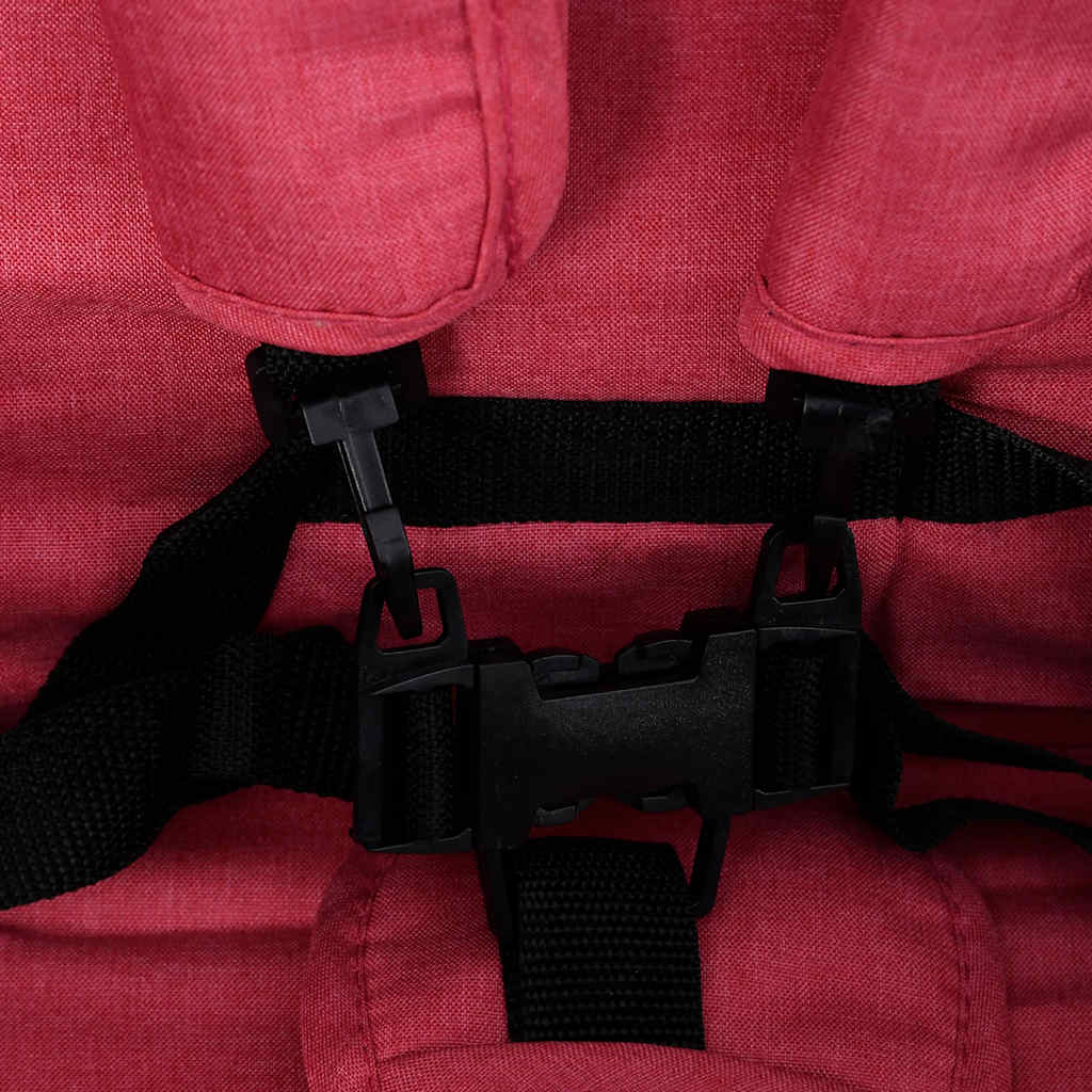 Kolica za blizance čelična crvena - number 10.