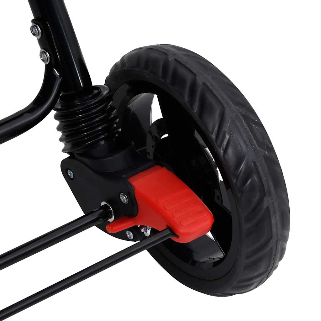 Kolica za blizance čelična crvena - number 9.