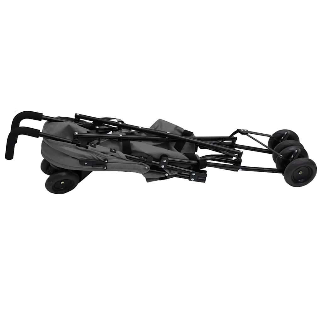 Kišobran kolica čelik svijetlo siva i crna - number 6.