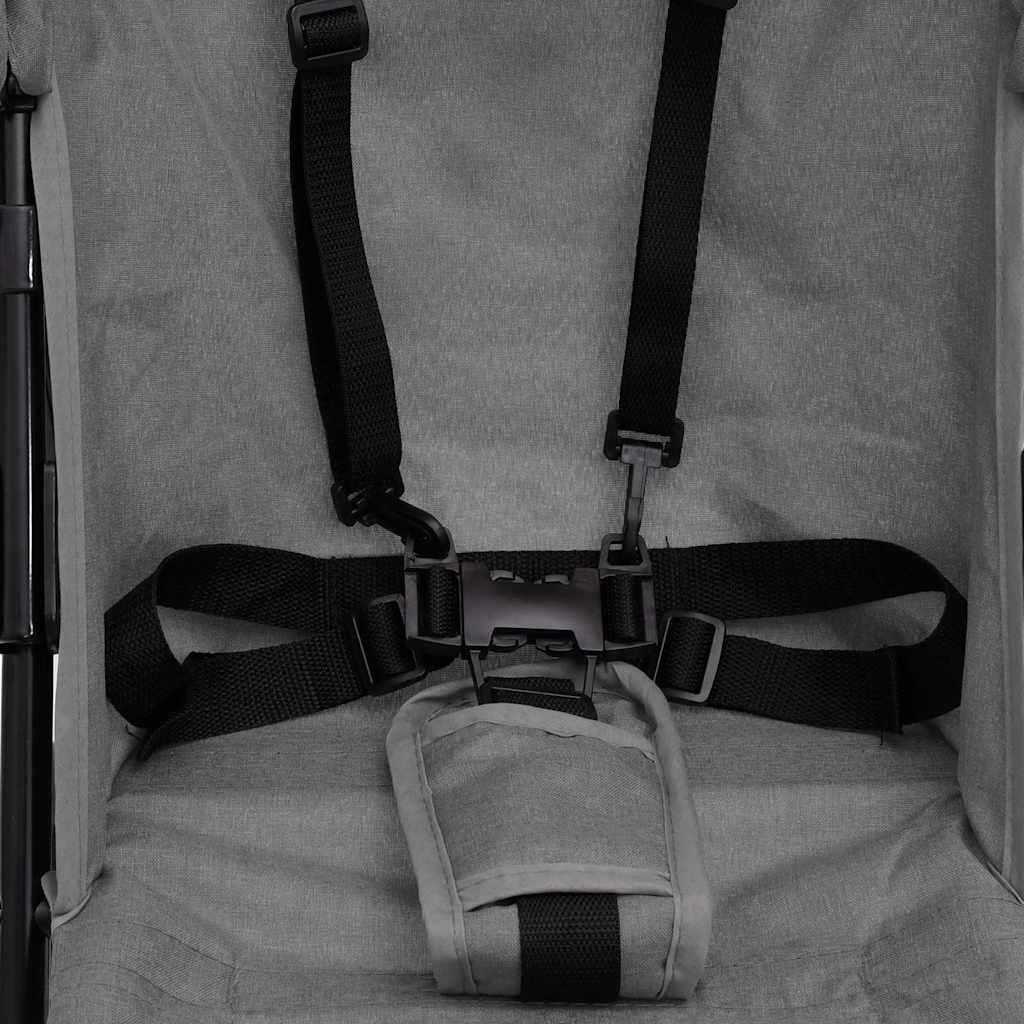 Kišobran kolica čelik svijetlo siva i crna - number 8.