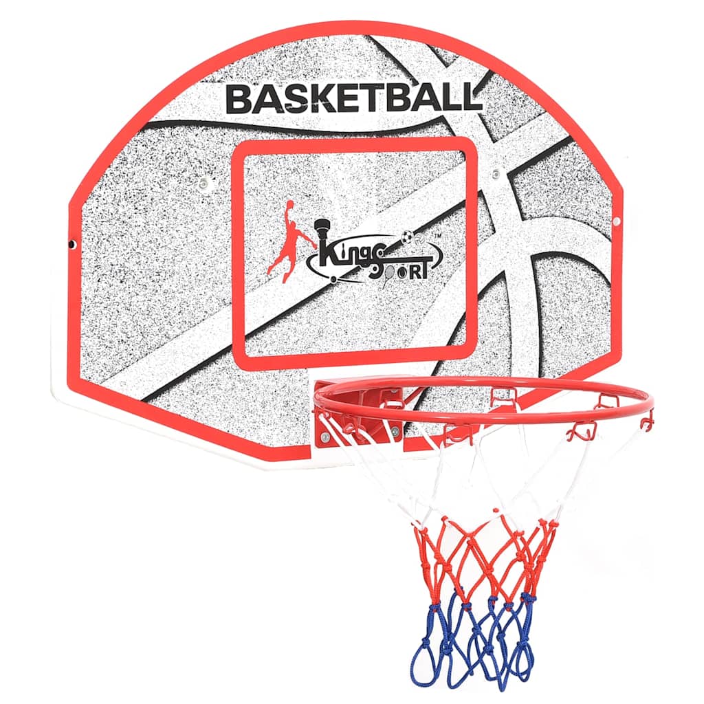 Vægmonteret basketballkurv med plade 5 dele 66x44,5 cm - number 2.