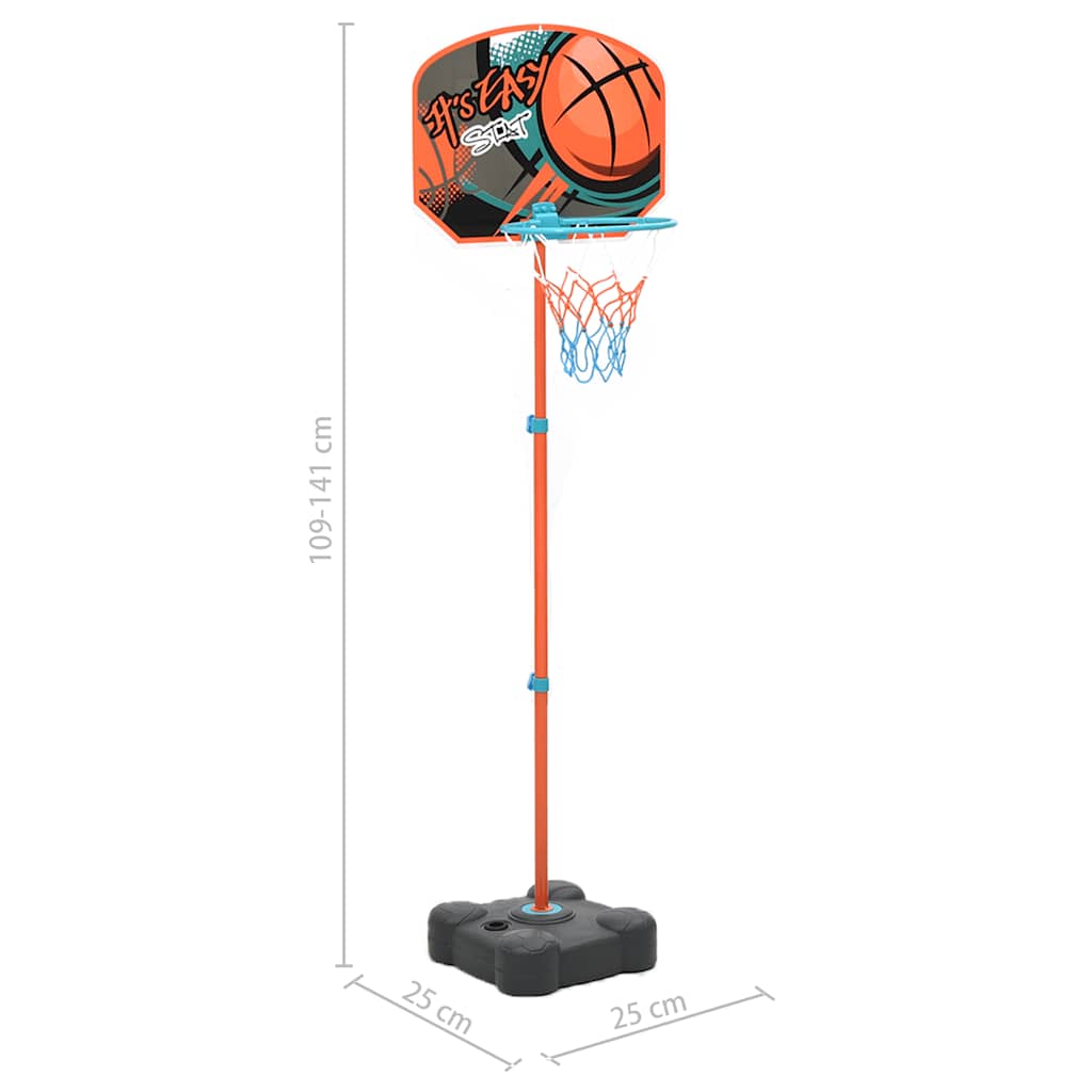 Ensemble de basket-ball portable réglable 109-141 cm - number 9.