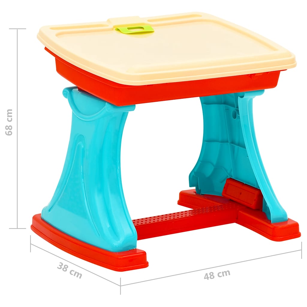Chevalet et table d'apprentissage réglable pour enfants 3 en 1 - number 9.