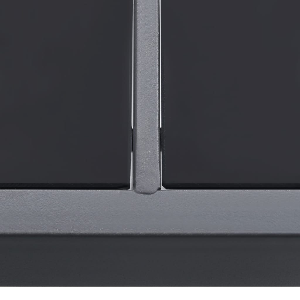 Zestaw stołowy do jadalni na zewnątrz 9 elementów stal - 8 - number 6.