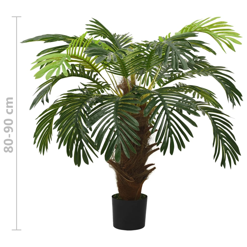 Palmier cycad artificiel avec pot 90 cm vert - number 6.