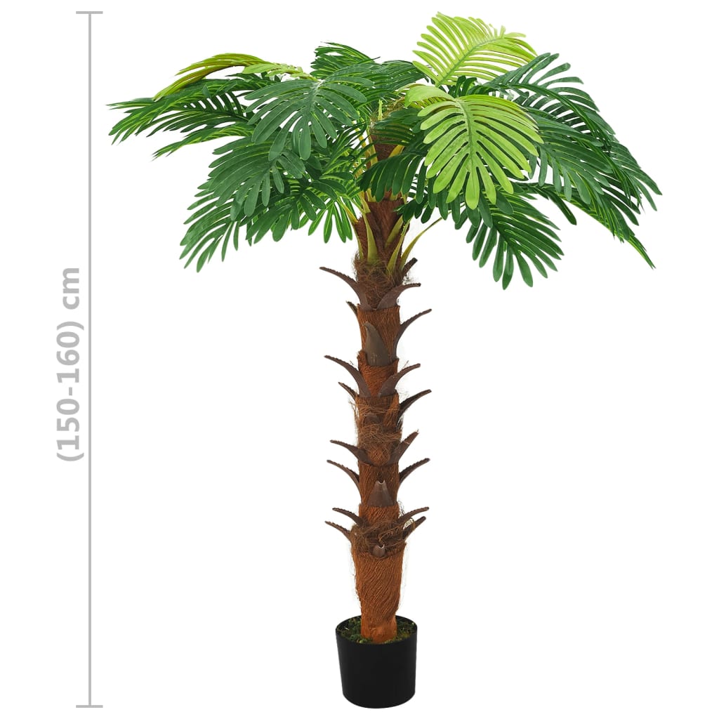 Palmier cycad artificiel avec pot 160 cm vert - number 6.
