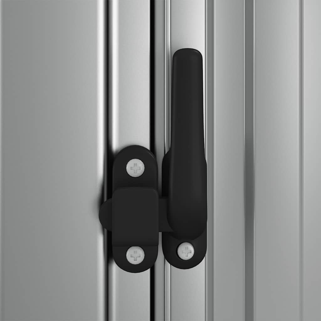 Vrtna kućica 180,5x97x209,5 pocinčani čelik - siva, 1 - number 7.