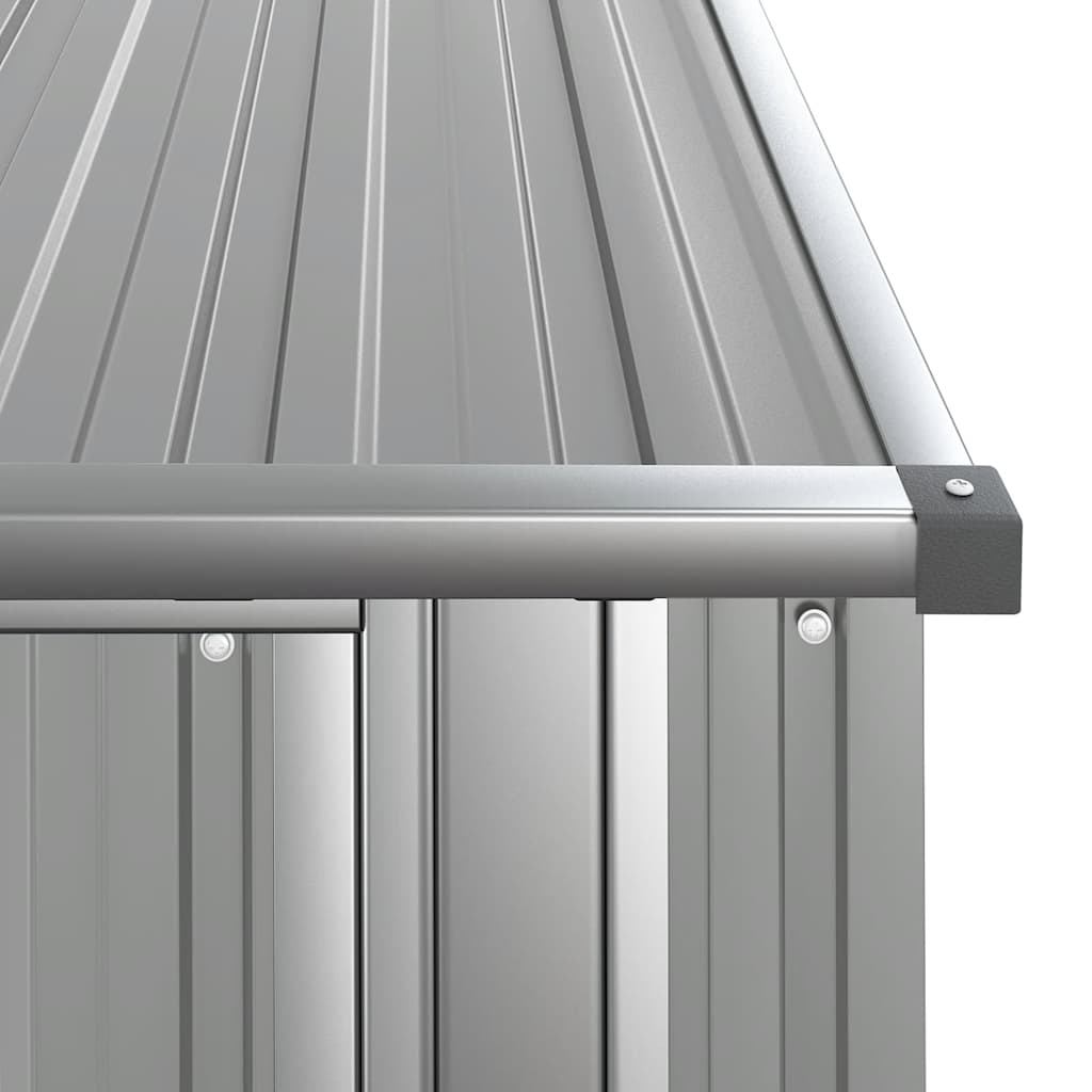 Vrtna kućica 118,5x97x209,5 pocinčani čelik - siva, 1 - number 7.