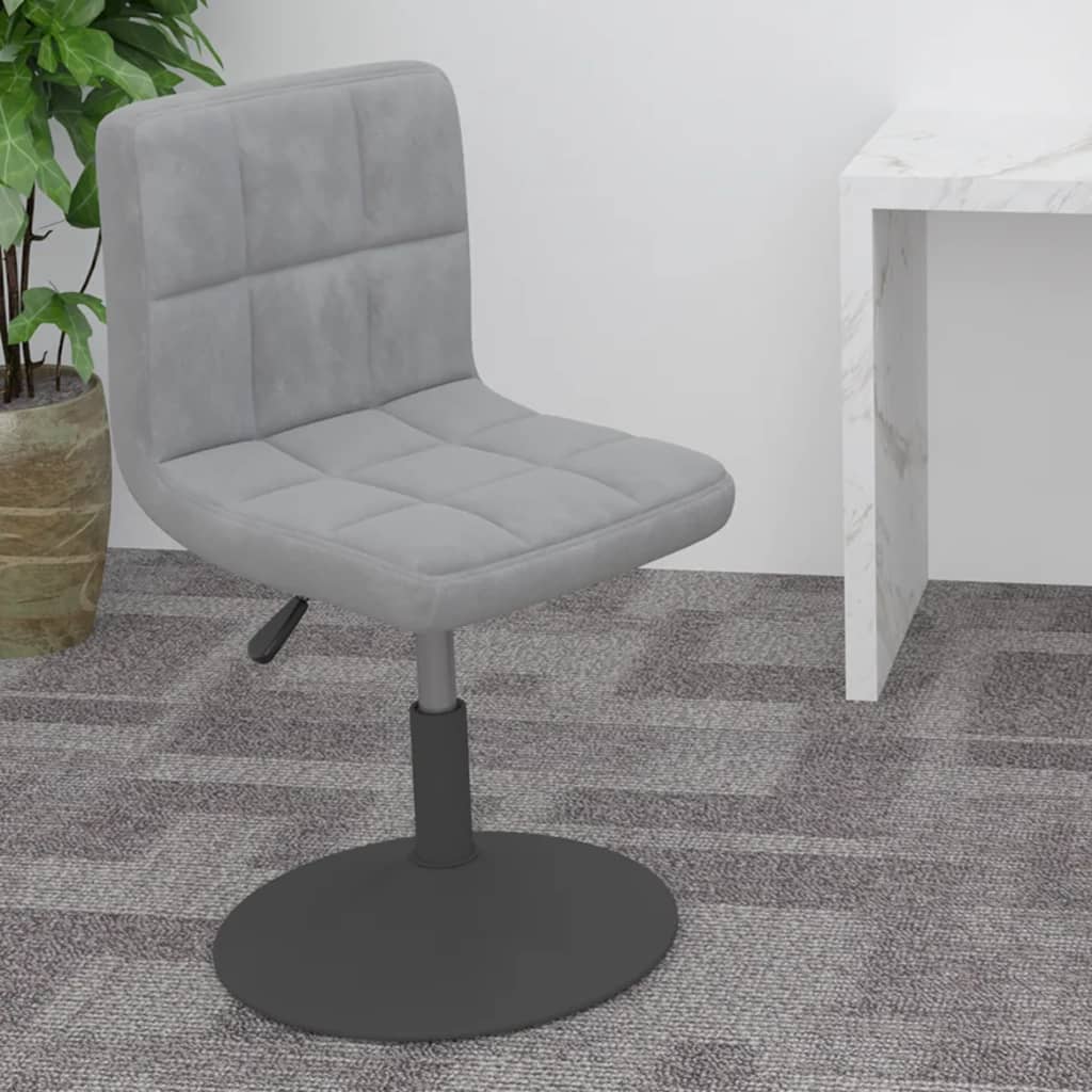 Drejelig barstol fløjl - lysegrå, 1 - number 1.