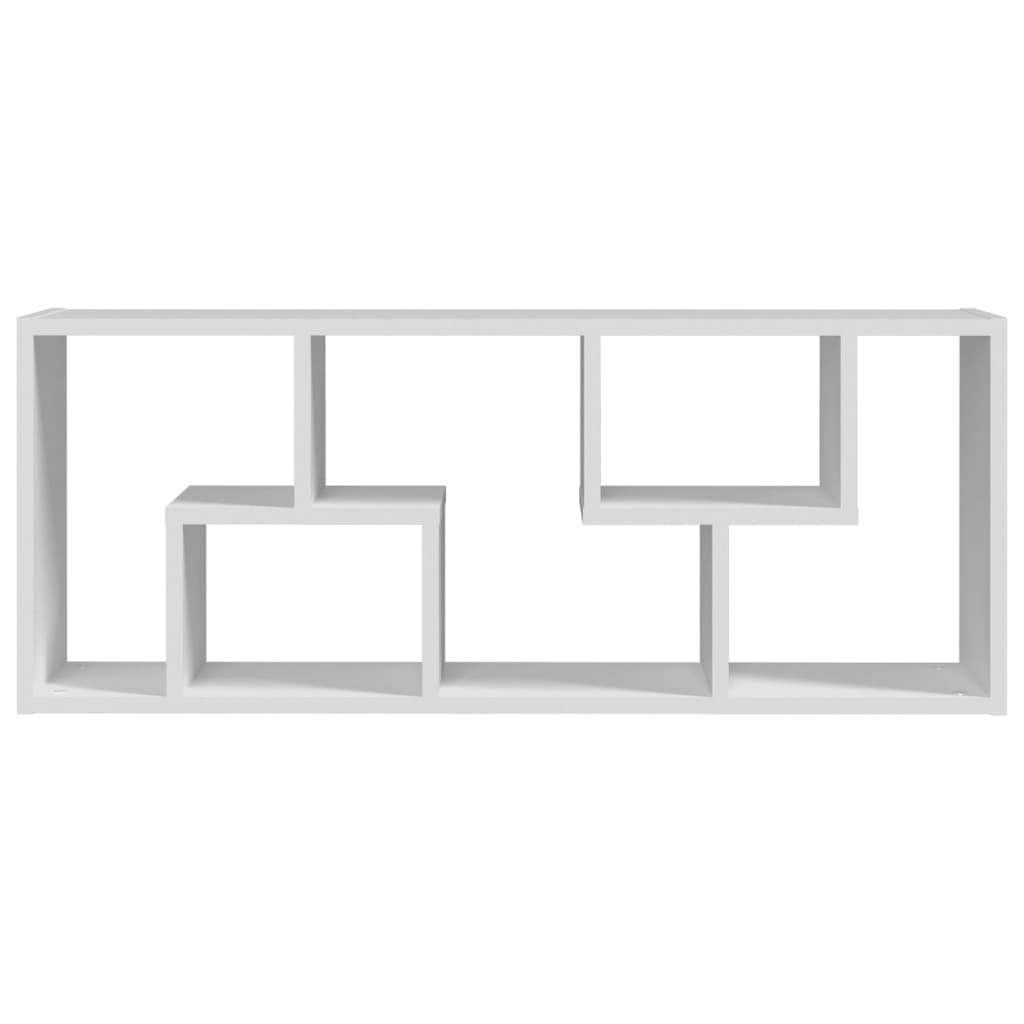 Væghylde 36x16x90 cm konstrueret træ - hvid, 1 - number 6.