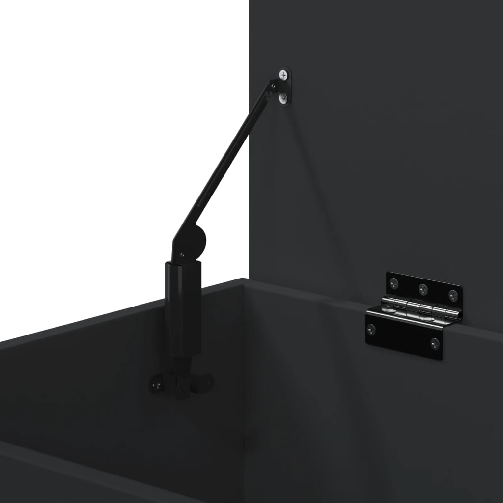 Opbevaringskasse konstrueret træ - sort, 84 x 42 x 46 cm, 1 - number 9.