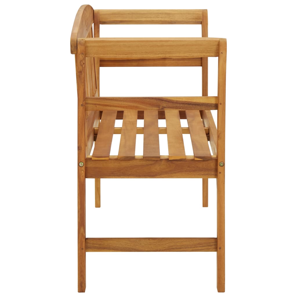 Havebænk 114 cm massivt akacietræ - number 3.