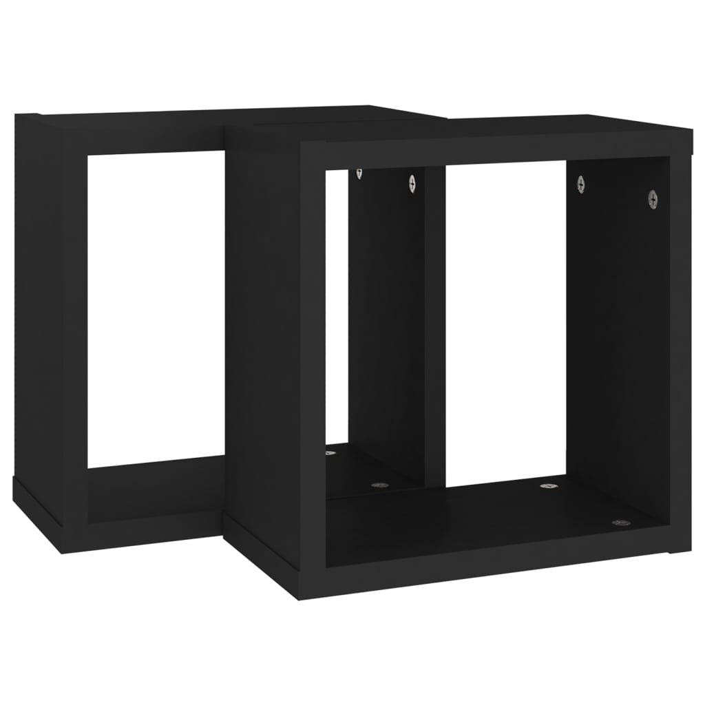 Vegghyller pc -er. cube -formet - svart, 30 x 15 x 30 cm, 2, 1 - number 5.