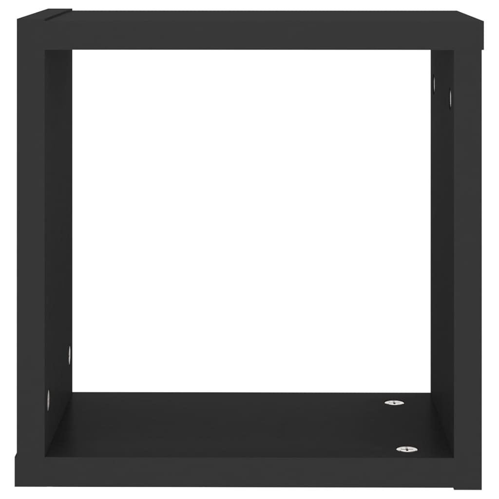 Vegghyller pc -er. cube -formet - svart, 30 x 15 x 30 cm, 2, 1 - number 8.