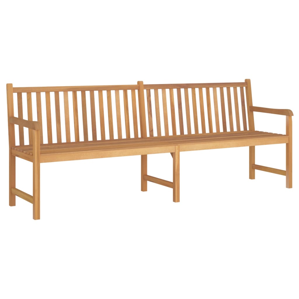 Havebænk 228 cm massivt teaktræ - number 1.