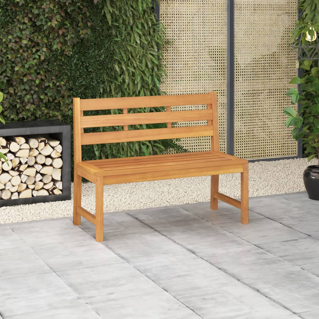 Havebænk massivt teaktræ - 114 x 59 x 90 cm, 1, x - number 1.