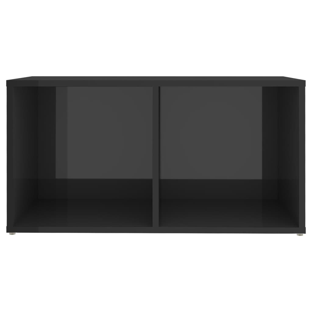 Tv-skabe stk. 72x35x36,5 cm konstrueret træ - grå højglans, 2, 36.5 cm, 72 cm - number 5.