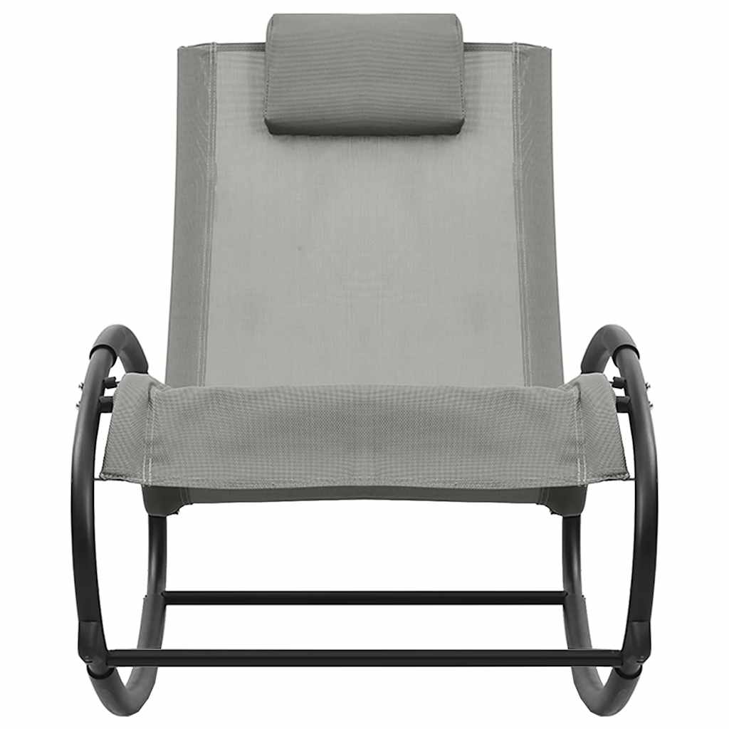 Ležaljka s čeličnim jastukom i tekstilom - siva, 1 - number 3.