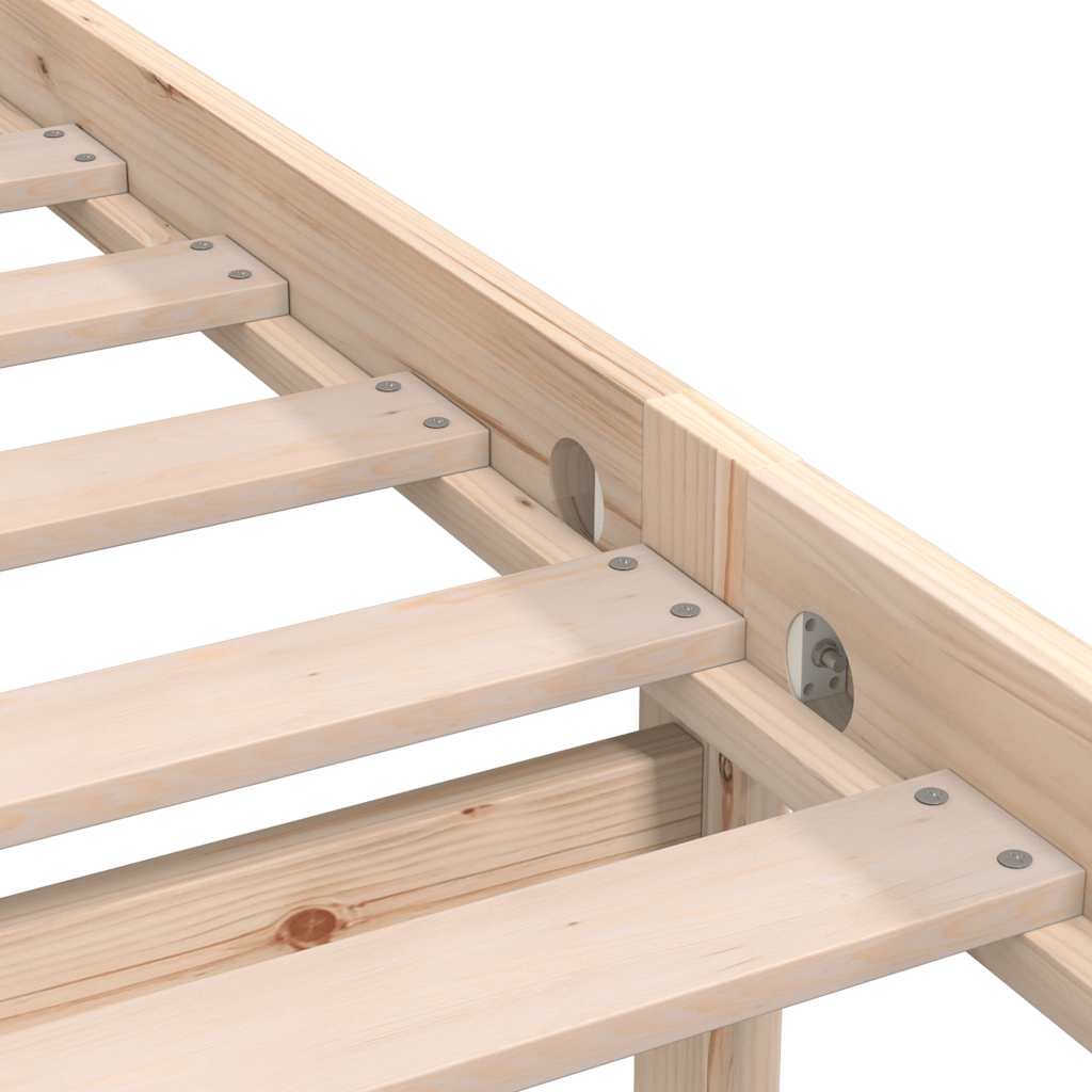 Sengeramme 90x200 cm massivt fyrretræ - number 7.