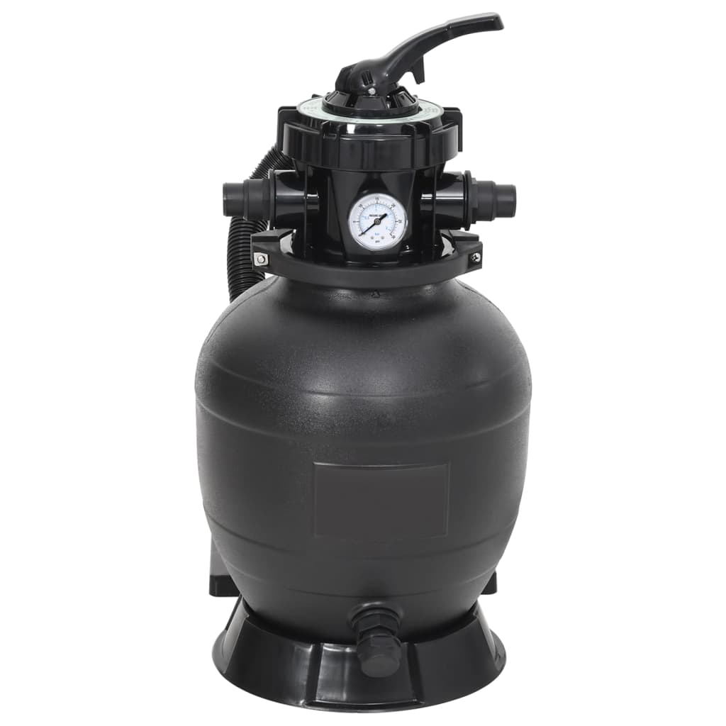 Sand filter pump for pool with 6-way valve black - number 4.