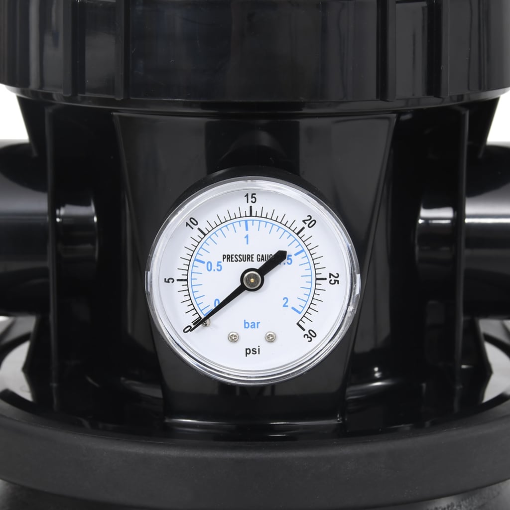 Sand filter pump for pool with 6-way valve black - number 5.