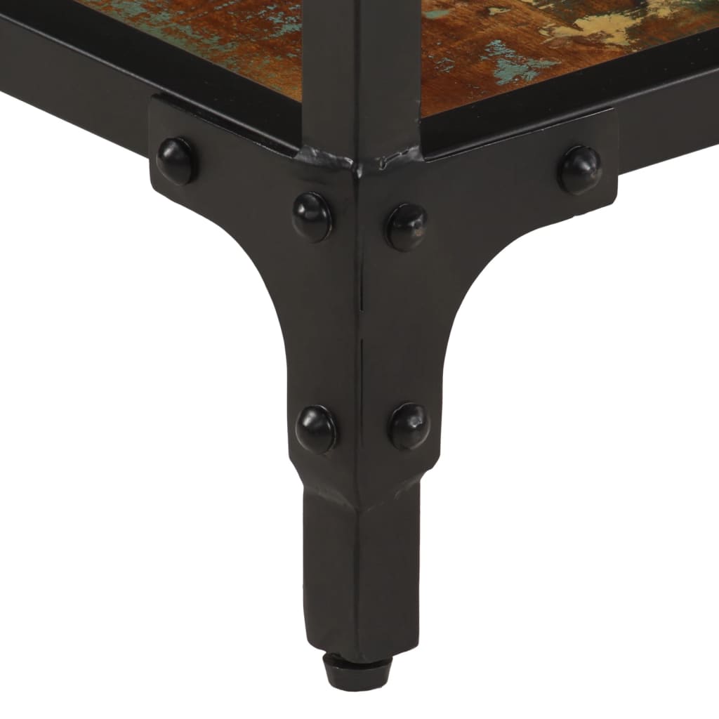 Tv-bord 150x30x41 cm massivt genbrugstræ - number 9.