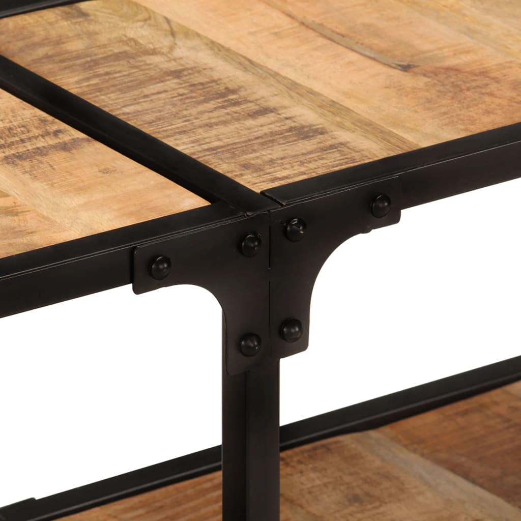 Tv-bord 150x30x41 cm massivt mangotræ - number 6.