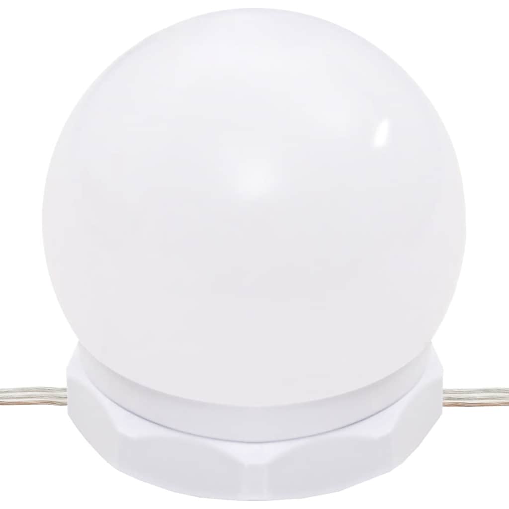 Sminkbord med led-ljus 74,5x40x141 cm konstruerat trä - sonoma ek, 1 - number 11.