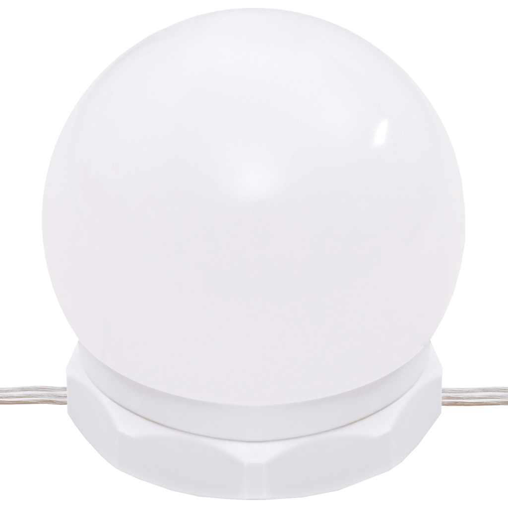 Spejlskab med led-lys 60x31,5x62 cm - hvid, 1 - number 8.