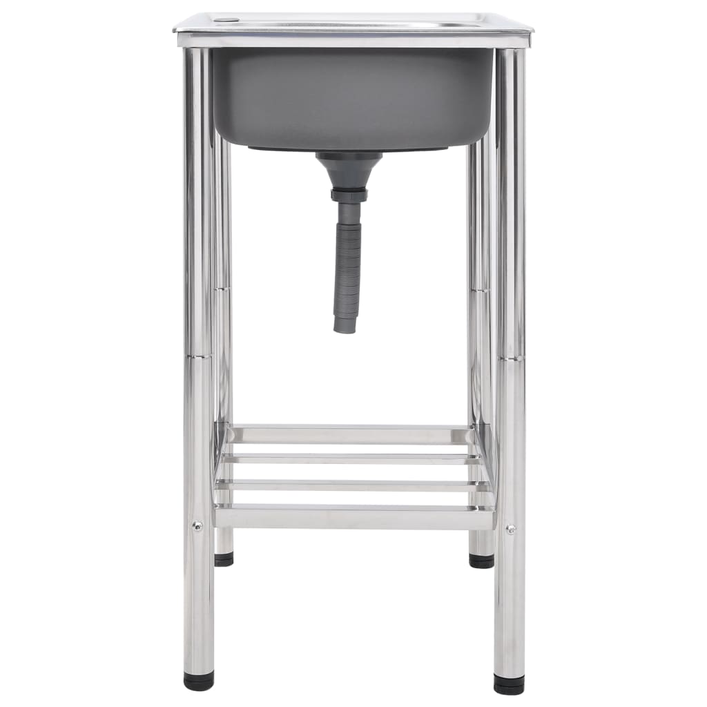 Campingvask enkelt vask rustfrit stål - number 3.