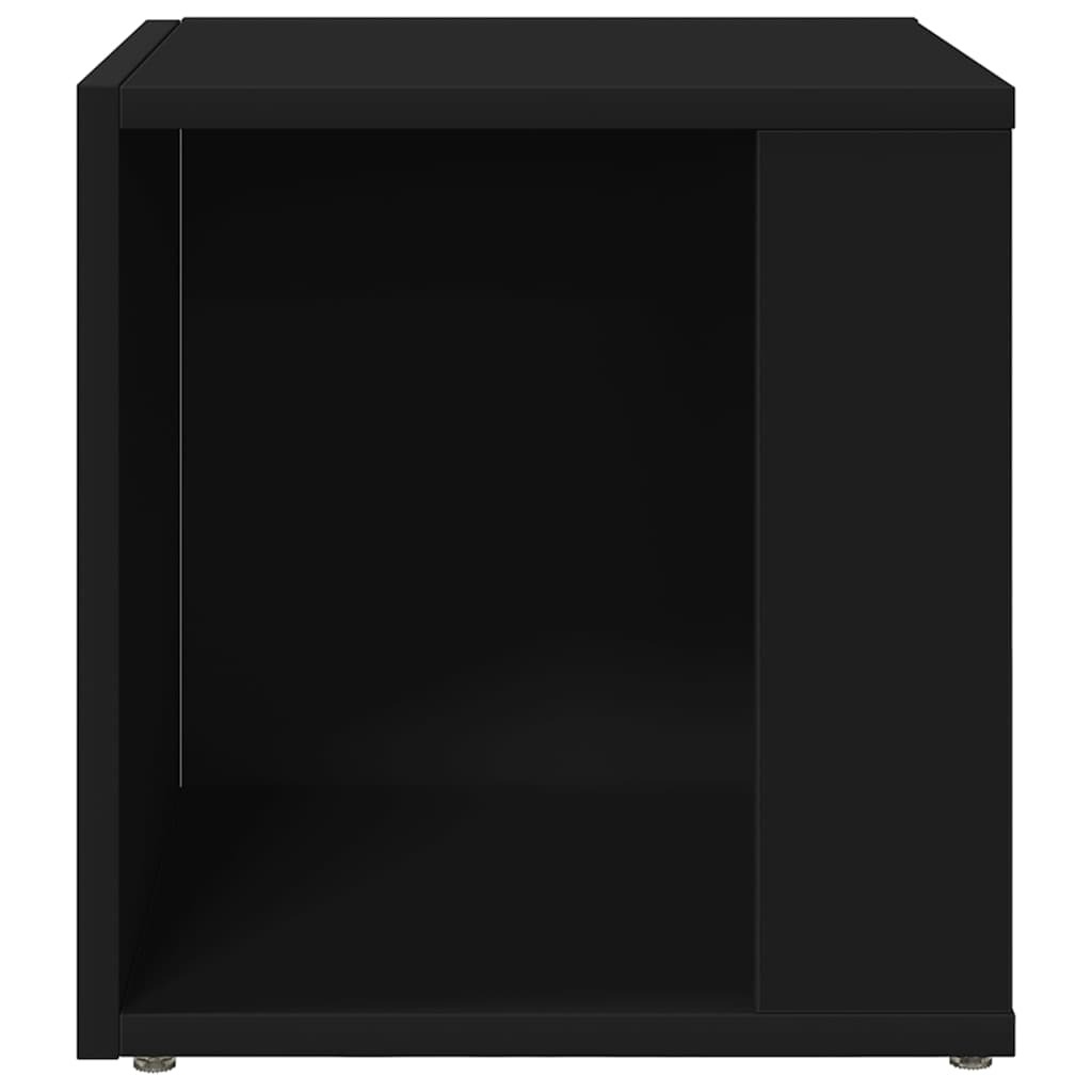 Pomoćni stol 33x33x34,5 cm konstruirano drvo bijelo - crno, 1 - number 5.